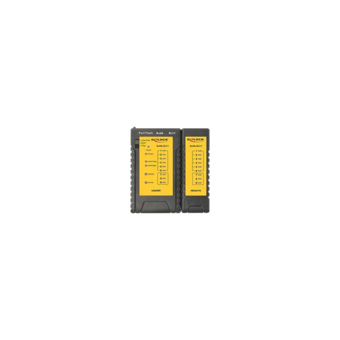 Delock Kabeltester RJ45 RJ12 + Portfinder — image 3