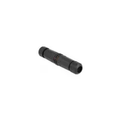 Delock Kabelverbinder für Außenbereich 4 Pin. IP68 wasserdicht. schraubbar. Kabeldurchmesser 4.5 - 7.5 mm schwarz