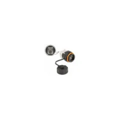 Delock Kabelverbinder RJ45 Buchse zu Cat.6A LSA mit Verschlusskappe wasserfest