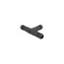 Delock Kabelverbinder T-Form für Außenbereich 3 Pin. IP68 wasserdicht. schraubbar. Kabeldurchmesser 4.5 - 7.5 mm schwarz