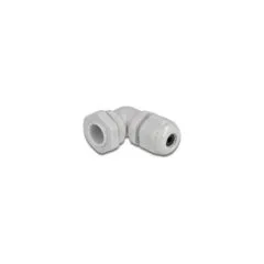 Delock Kabelverschraubung 90° gewinkelt PG9 grau