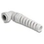 Delock Kabelverschraubung mit Zugentlastung 90° gewinkelt PG16 grau