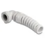 Delock Kabelverschraubung mit Zugentlastung 90° gewinkelt PG21 grau