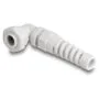 Delock Kabelverschraubung mit Zugentlastung 90° gewinkelt PG7 grau