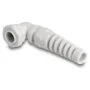 Delock Kabelverschraubung mit Zugentlastung 90° gewinkelt PG9 grau