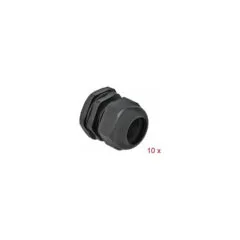 Delock Kabelverschraubung PG29 10 Stück schwarz
