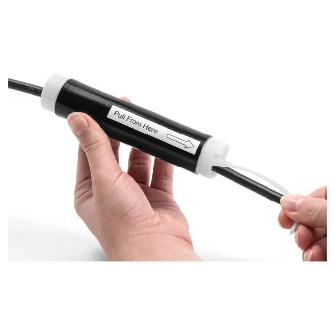Delock Kaltschrumpfschlauch 25 mm x 130 mm 2 Stück schwarz — image 3