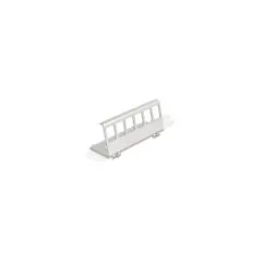 Delock Keystone Metall Halterung 6 Port für Hutschiene