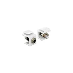 Delock Keystone Modul DC 5.5 x 2.5 mm Buchse weiß