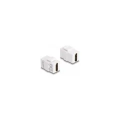 Delock Keystone Modul HDMI Buchse zu HDMI Buchse weiß