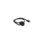 Delock Keystone Modul mini DisplayPort Buchse 110° to mini DisplayPort Stecker mit Kabel schwarz