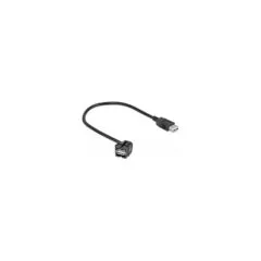 Delock Keystone Modul USB 2.0 A Buchse 250° to USB 2.0 A Buchse mit Kabel schwarz