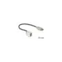 DELOCK Keystone Modul USB 2.0 A Buchse 250 to USB 2.0 A Buchse mit Kabel weiss