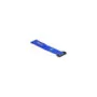 Delock Klett-Kabelbinder mit Schlaufe und Befestigungsöse L 190 x B 25 mm blau 5 Stück