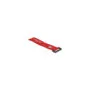 Delock Klett-Kabelbinder mit Schlaufe und Befestigungsöse L 280 x B 38 mm rot 3 Stück