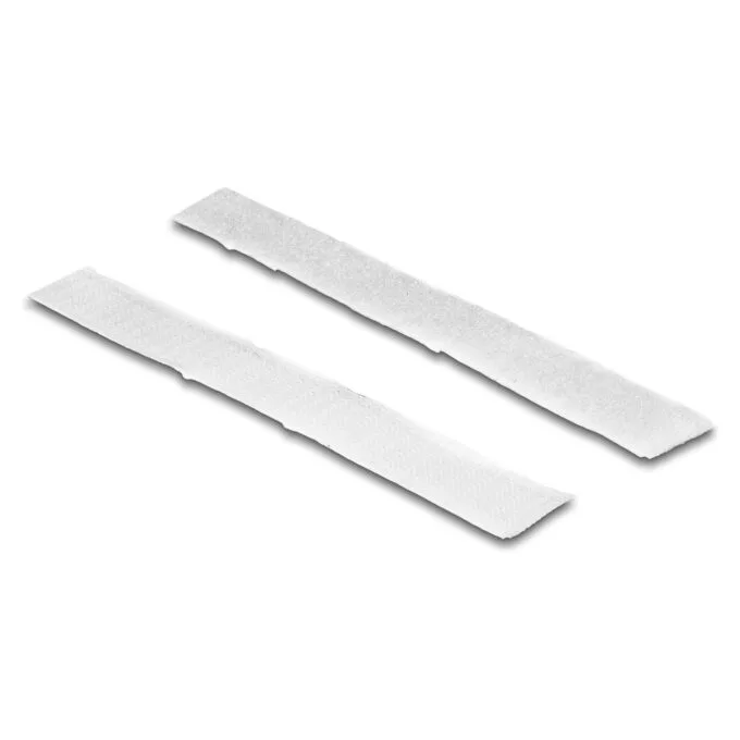 Delock Klettband selbstklebend mit Haft- und Flauschband L 1 m x B 20 mm weiß — image 3