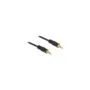Delock Klinkenkabel 3.5 mm 3 Pin Stecker to Stecker 0.5 m schwarz