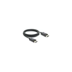 Delock Koaxiales DisplayPort Kabel 8K 60 Hz mit Geflechtmantel 1 m