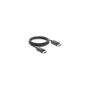 Delock Koaxiales DisplayPort Kabel 8K 60 Hz mit Geflechtmantel 1 m