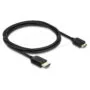 Delock Koaxiales High Speed HDMI Kabel HDMI Stecker zu Mini HDMI Stecker 8K 60 Hz 1 m