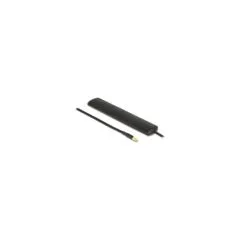 DELOCK LTE Antenne MMCX Stecker 3 dBi omnidirektional starr schwarz Klebemontage