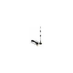 DELOCK LTE Antenne SMA Stecker 90 2.5 dBi starr omnidirektional mit magnetischem Standfuss und Anschlusskabel RG-174 ...