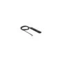 Delock LTE Antenne TS9 Stecker 1,5 dBi omnidirektional starr mit Anschlusskabel RG-174 1 m Klebemontage outdoor schwarz