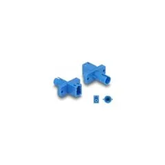 Delock LWL Hybrid Kupplung LC Simplex Buchse zu ST Simplex Buchse blau
