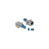 Delock LWL Hybrid Kupplung LC Simplex Stecker zu SC Simplex Buchse blau