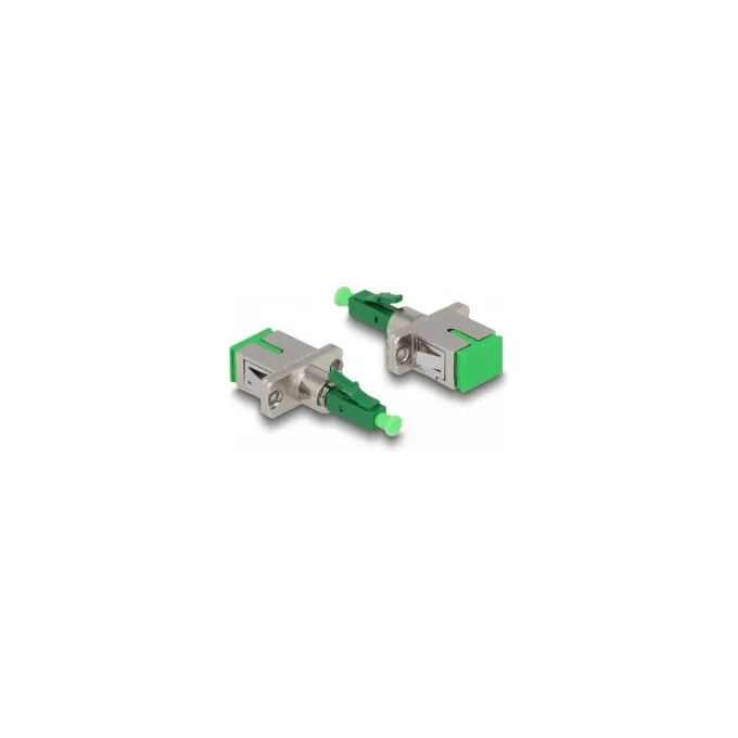 Delock LWL Hybrid Kupplung LC Simplex Stecker zu SC Simplex Buchse grün — image 2