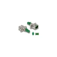 Delock LWL Hybrid Kupplung LC Simplex Stecker zu SC Simplex Buchse grün