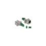Delock LWL Hybrid Kupplung LC Simplex Stecker zu SC Simplex Buchse grün