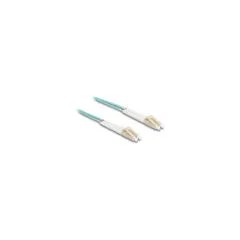 Delock LWL Kabel LC Duplex zu LC Duplex Multimode OM3 winkelbar 1 m
