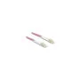 Delock LWL Kabel LC Duplex zu LC Duplex Multimode OM4 winkelbar 10 m
