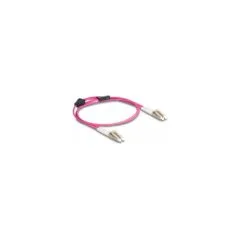 Delock LWL Kabel mit Metallarmierung LC Duplex zu LC Duplex Multimode OM4 1 m