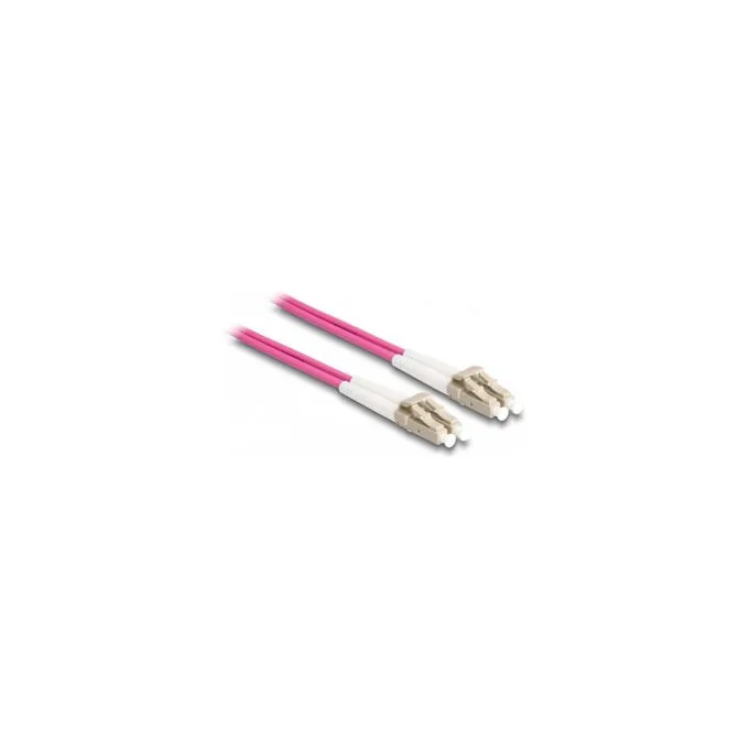 Delock LWL Kabel mit Metallarmierung LC Duplex zu LC Duplex Multimode OM4 3 m — image 2