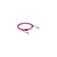 Delock LWL Kabel mit Metallarmierung LC Duplex zu LC Duplex Multimode OM4 3 m