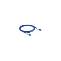 Delock LWL Kabel mit Metallarmierung LC Duplex zu LC Duplex Singlemode OS2 3 m