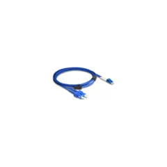 Delock LWL Kabel mit Metallarmierung LC Duplex zu SC Duplex Singlemode OS2 3 m