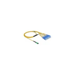 Delock LWL Kabel MPO Buchse zu 12 x SC Simplex Stecker. Singlemode. 9 125 μm. 2 m
