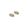 Delock LWL Kupplung LC Duplex Buchse zu LC Duplex Buchse Multimode 2 Stück beige