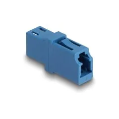 Delock LWL Kupplung LC Simplex Buchse zu LC Simplex Buchse UPC blau