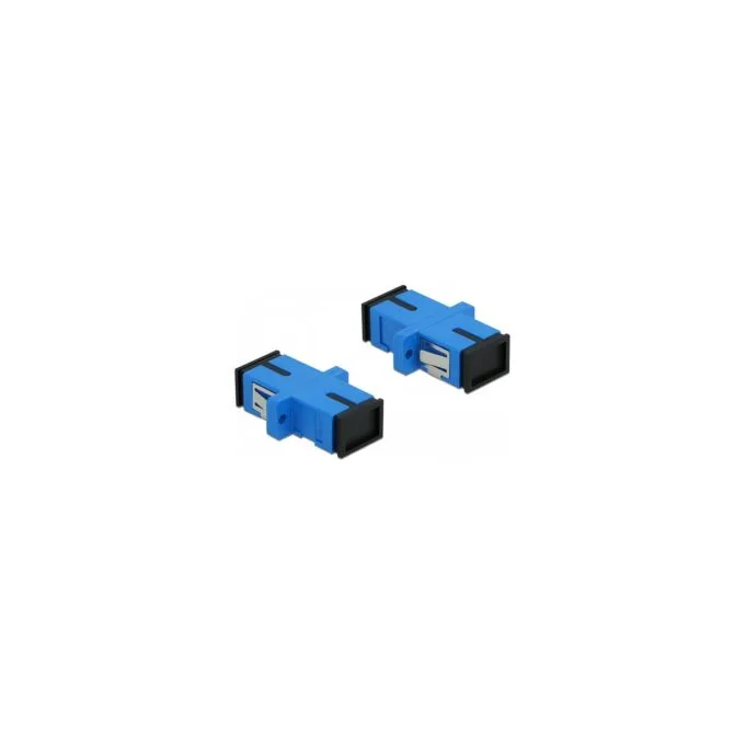Delock LWL Kupplung SC Simplex Buchse zu SC Simplex Buchse Singlemode 4 Stück blau — image 3