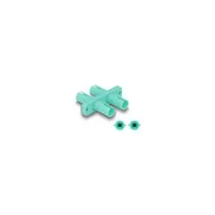 Delock LWL Kupplung ST Duplex Buchse zu ST Duplex Buchse aqua