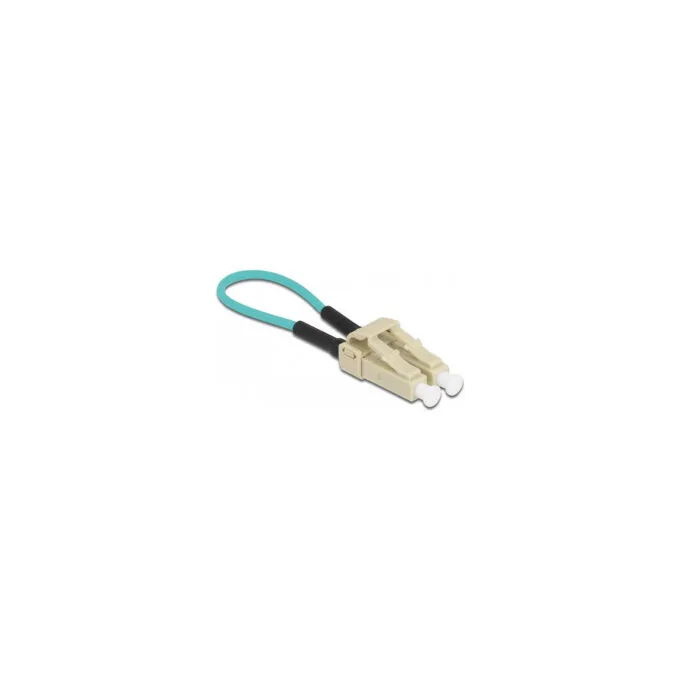 Delock LWL Loopback Adapter LC OM3 Multimode beige — image 2