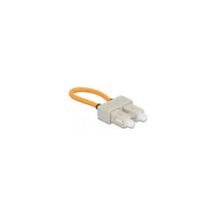 Delock LWL Loopback Adapter SC OM1 Multimode beige