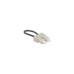 Delock LWL Loopback Adapter SC OM2 Multimode beige