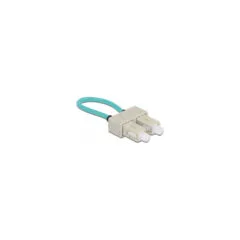 Delock LWL Loopback Adapter SC OM3 Multimode beige