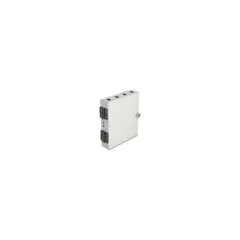Delock LWL Wandbox für 4 x SC Simplex oder LC Duplex Adapter Metallgehäuse