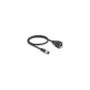 Delock M12 Adapterkabel D-kodiert 4 Pin Stecker zu RJ45 Buchse 50 cm